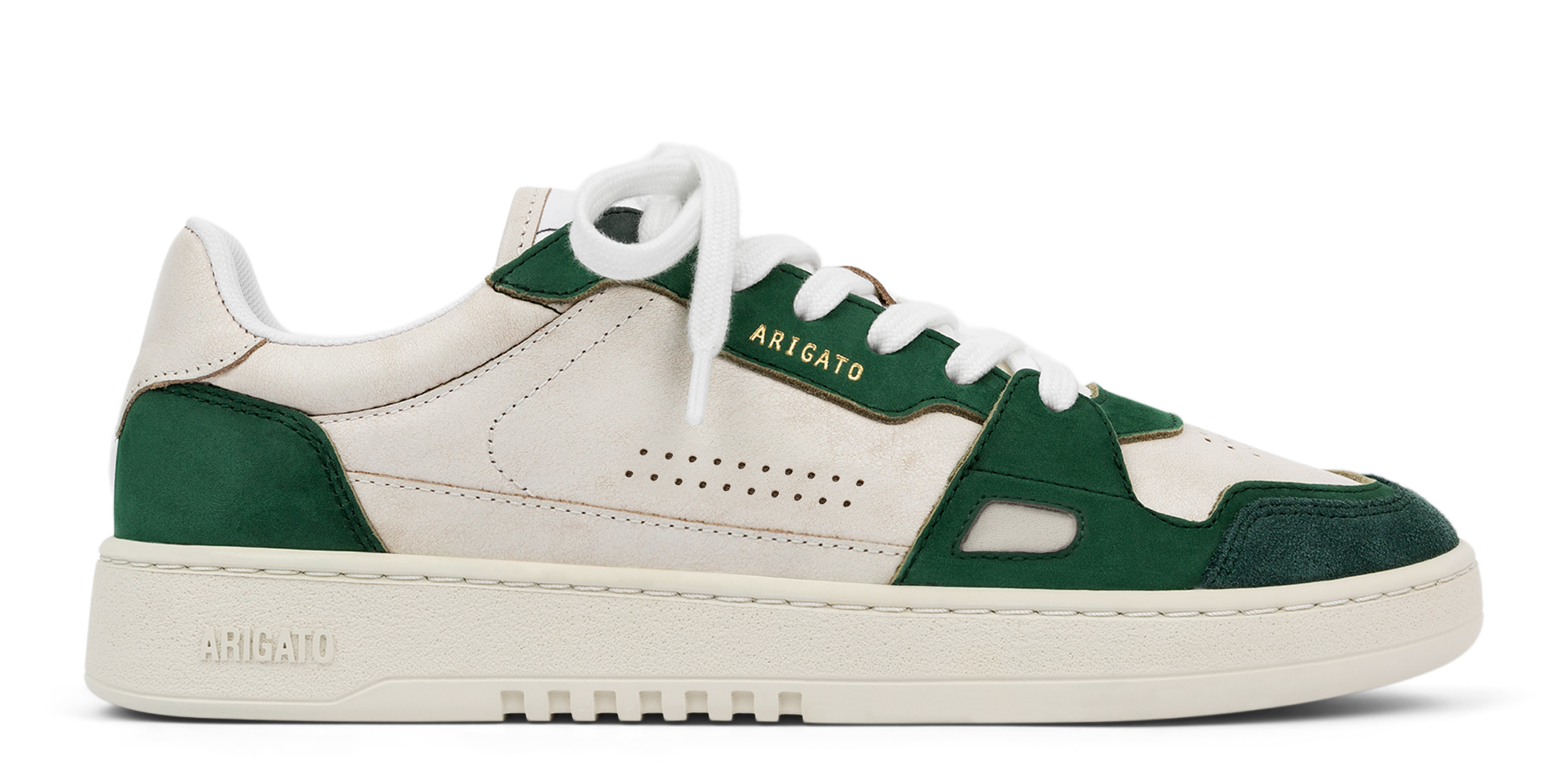 Dice Lo Sneaker - White/Kale Green