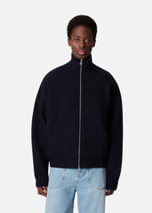 Core Zip-Up Sweater - Navy