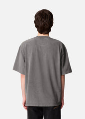 Distort Washed T-Shirt - Steel Grey