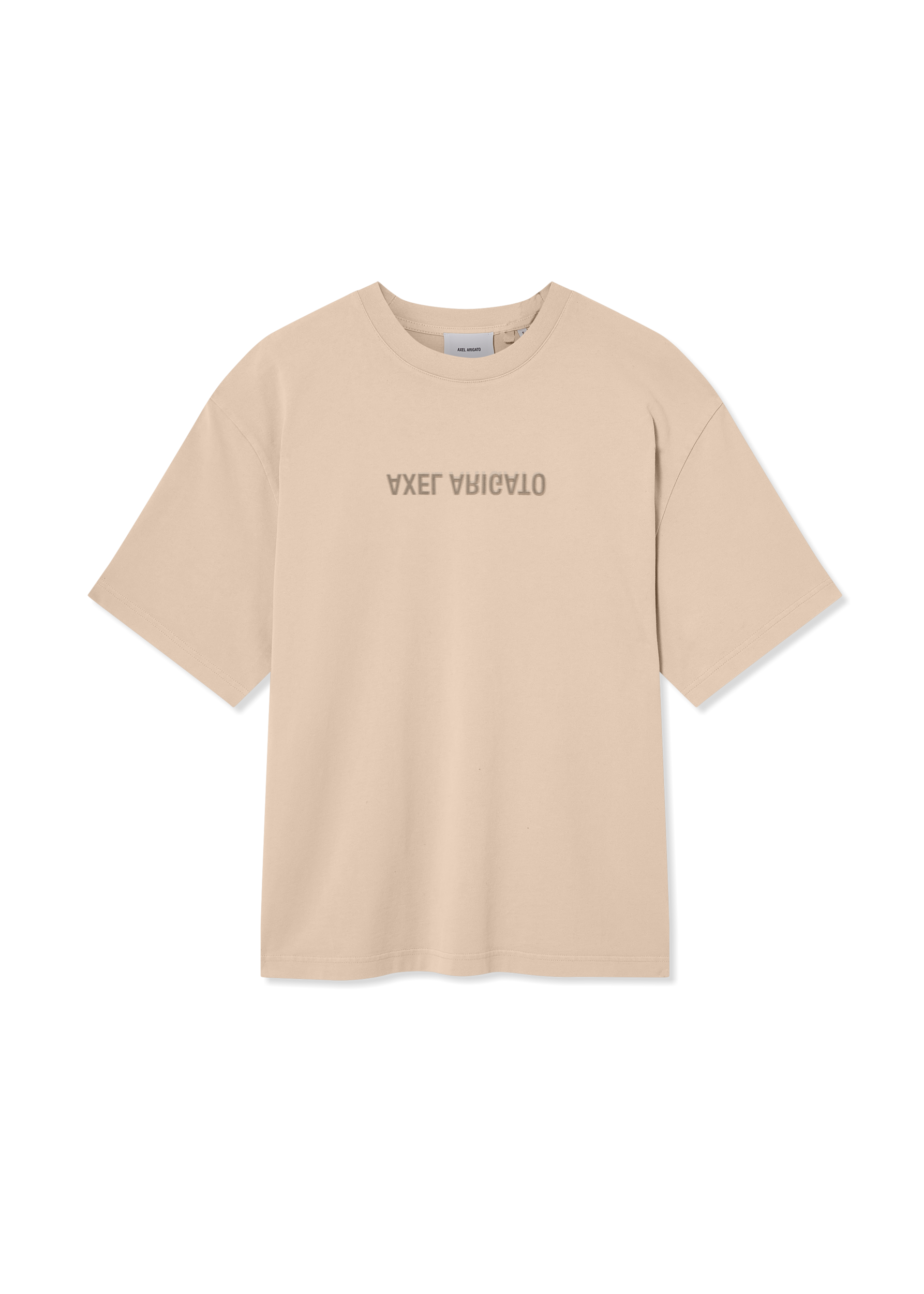 Distort Washed T-Shirt - Dark Beige