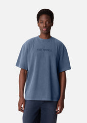 Distort Washed T-Shirt - Mid Blue