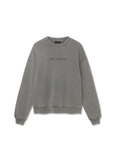 Distort Washed Sweatshirt - Steel Grey