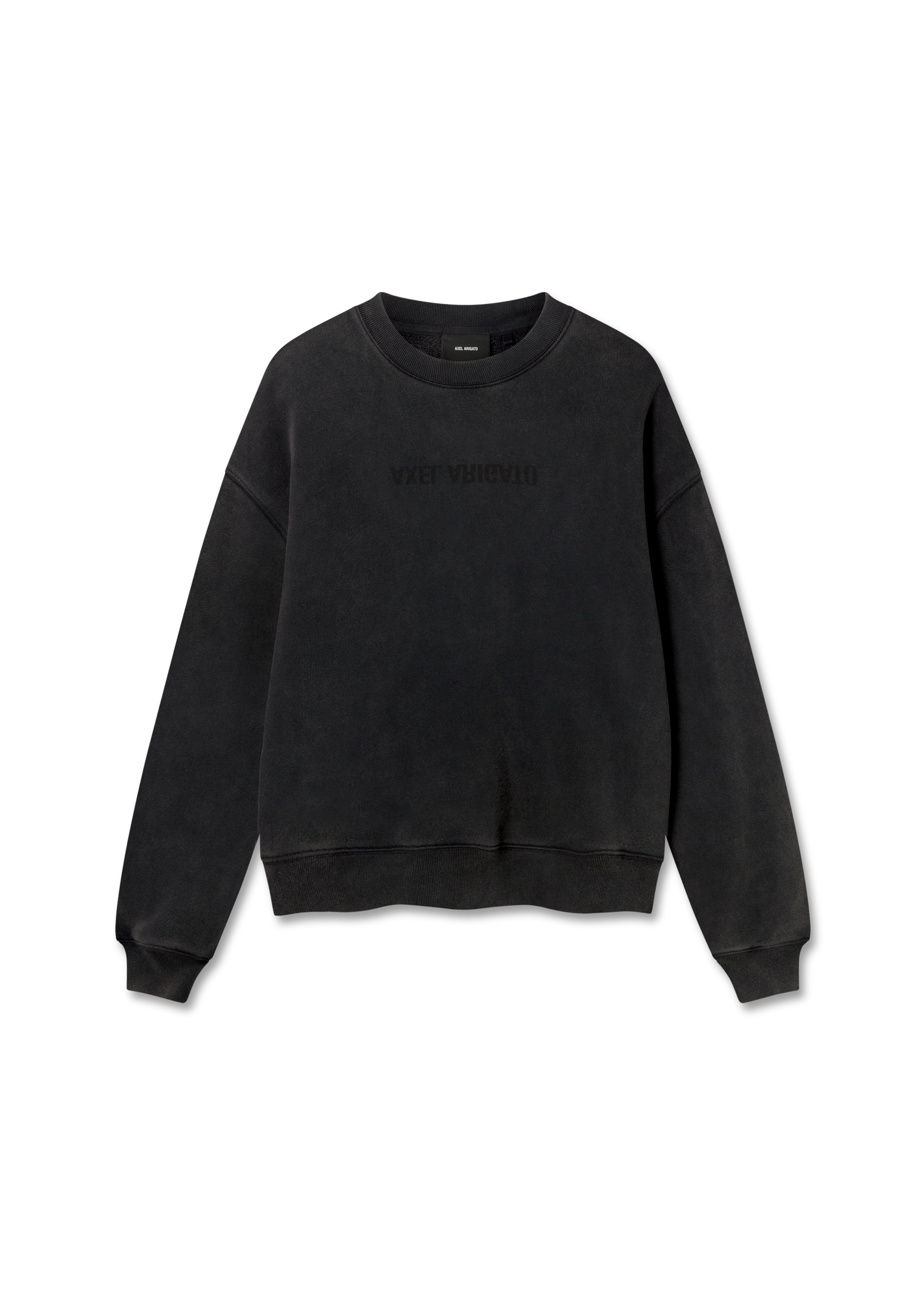 Distort Washed Sweatshirt - Black