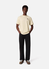 Micro Bee Bird T-Shirt - Pale Beige