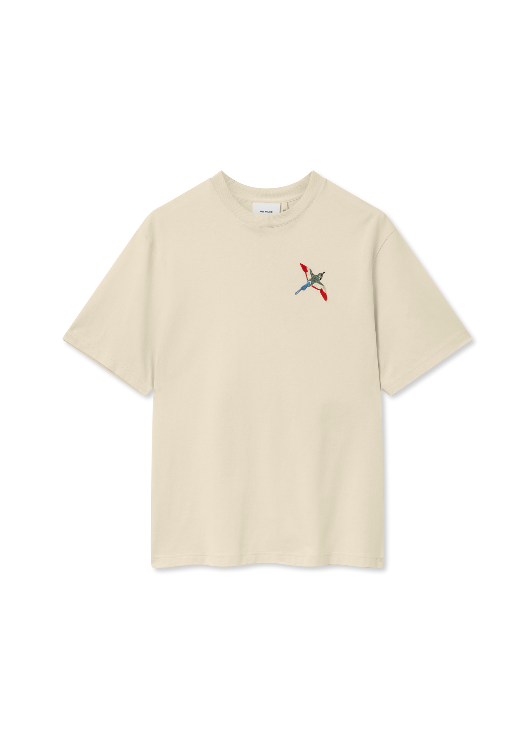 Micro Bee Bird T-Shirt - Pale Beige