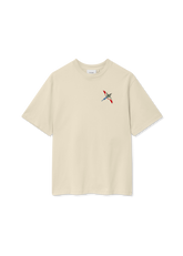 Micro Bee Bird T-Shirt - Pale Beige