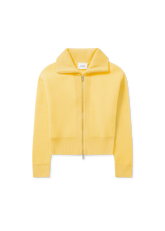 Verve Zip-Up Cardigan - Yellow