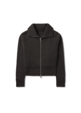 Verve Zip-Up Cardigan - Dark Grey