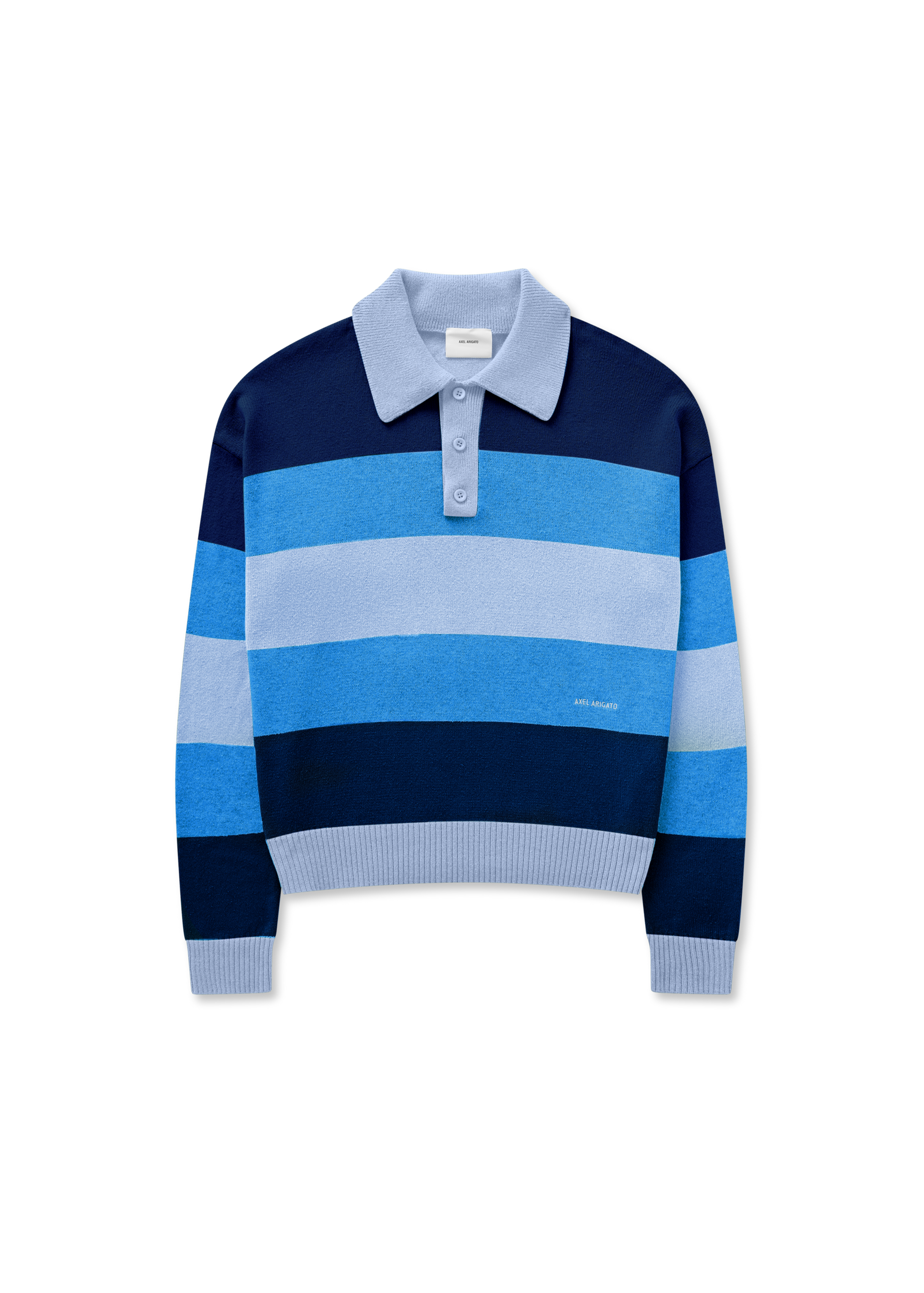Marine Polo Sweater - Blue