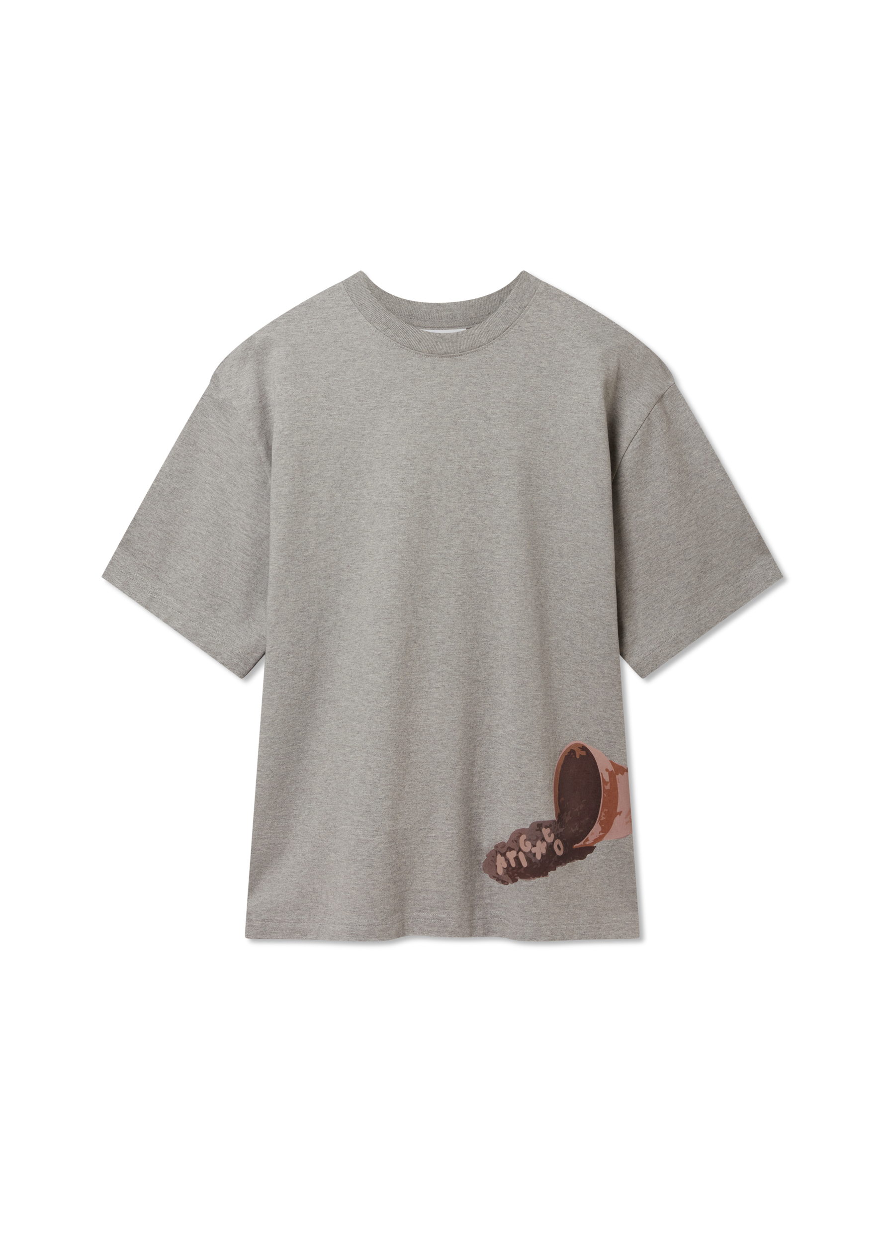 Fallen T-Shirt - Grey Melange