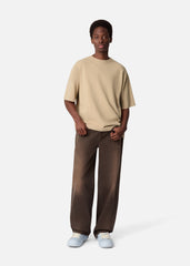Hayden Reverse T-Shirt - Dark Beige