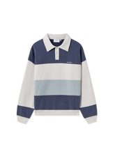 Anchor Polo Sweater - Blue