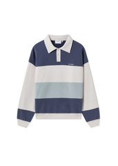 Anchor Polo Sweater - Blue