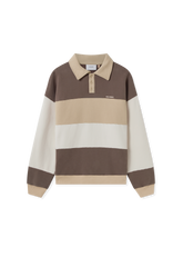 Anchor Polo Sweater - Brown
