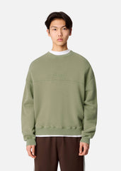 Gens Washed Sweatshirt - Olive Green