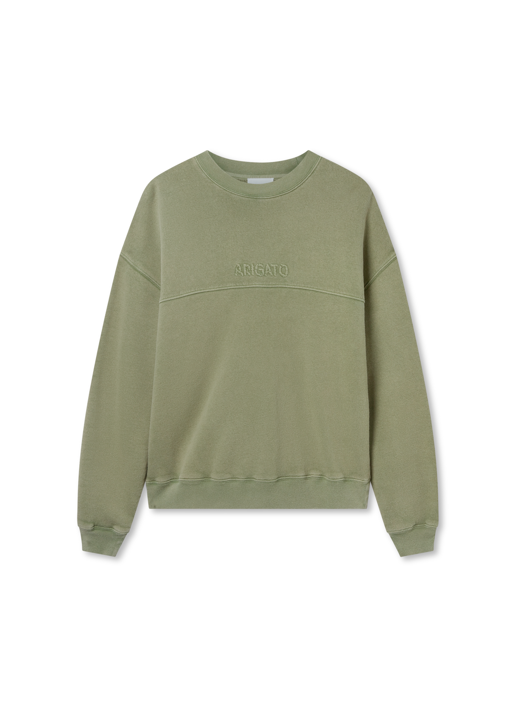 Gens Washed Sweatshirt - Olive Green