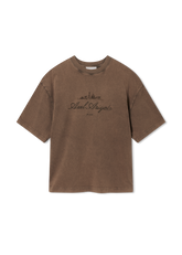 Paris Washed Sky T-Shirt - Coffee Brown