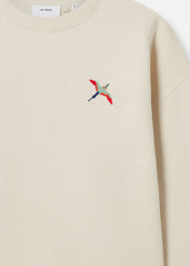 Bee Bird Sweatshirt - Pale Beige