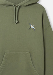 Bee Bird Hoodie - Dark Green