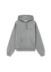 Bee Bird Hoodie - Grey Melange