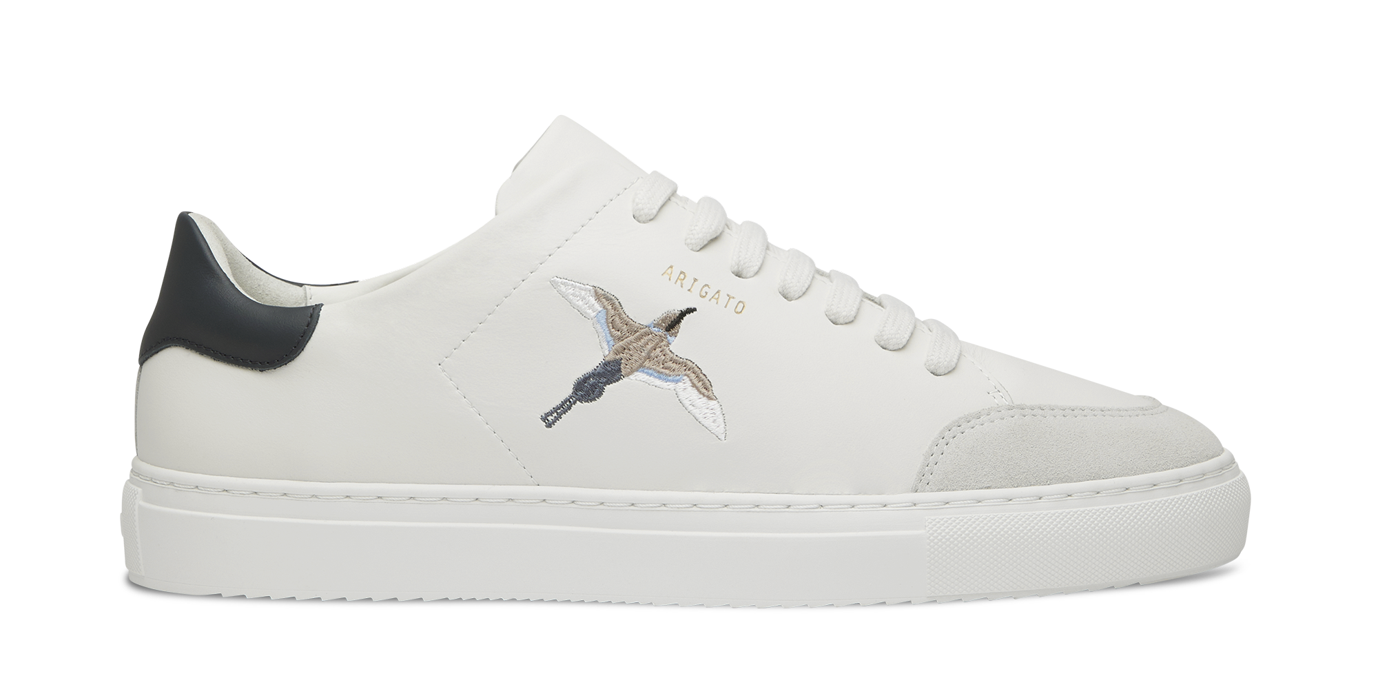 Clean 90 B Bird Sneaker - White/Dark Blue