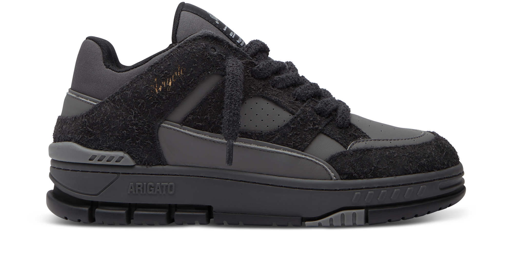 Area Lo Fluffy Sneaker - Black/Off Black