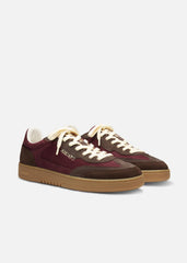 Dice T-Toe Sneaker - Burgundy/Brown