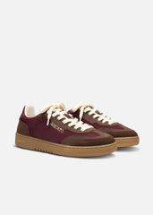 Dice T-Toe Sneaker - Burgundy/Brown