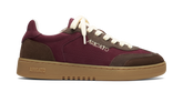 Dice T-Toe Sneaker - Burgundy/Brown