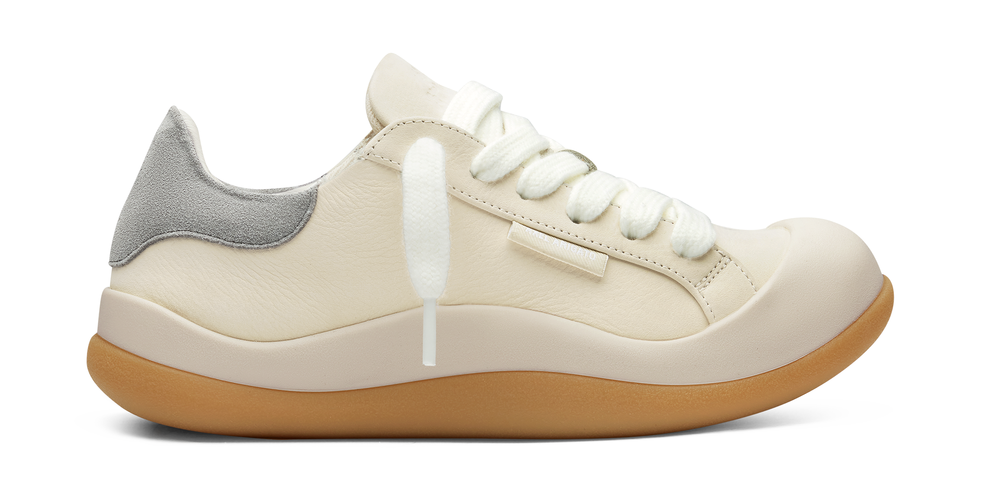 Squish Sneaker - Light Beige/Gum
