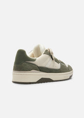 Clay Sneaker - Light Beige/Dark Green