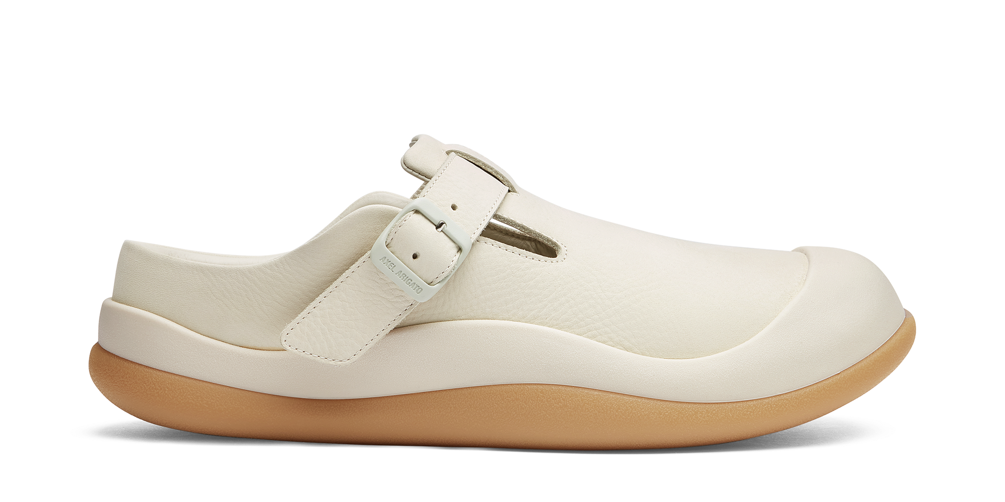 Squish T-Bar Mule - Light Beige/Gum