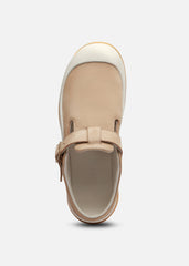 Squish T-Bar Mule - Tan/Gum