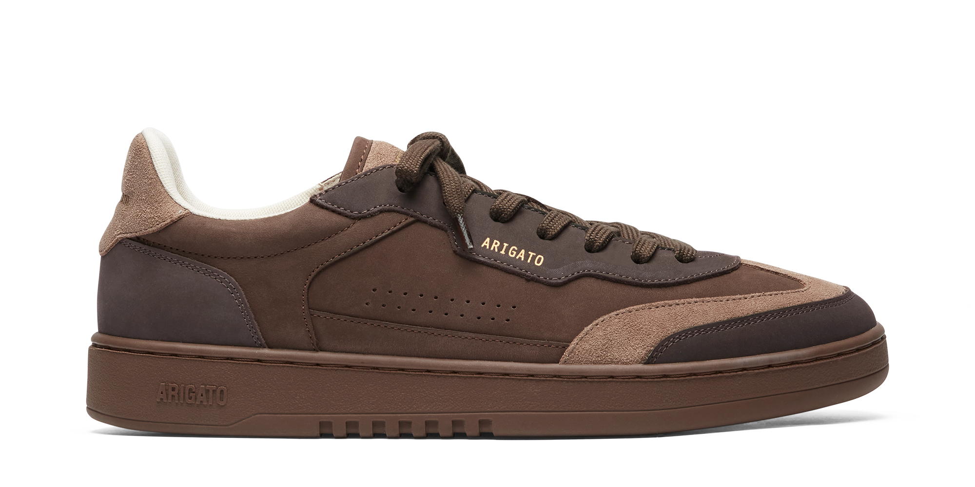 Dice T-Toe Sneaker - Dark Brown/Brown