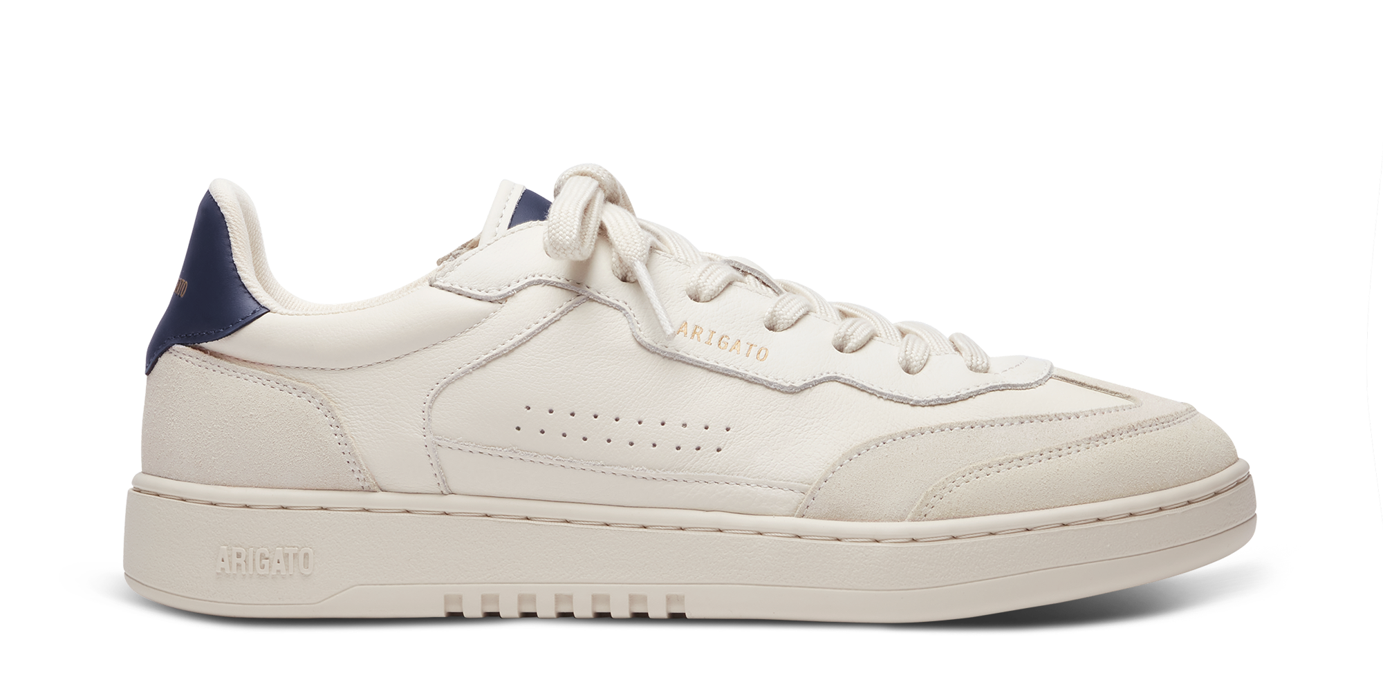 Dice T-Toe Sneaker - Light Beige/Dark Blue