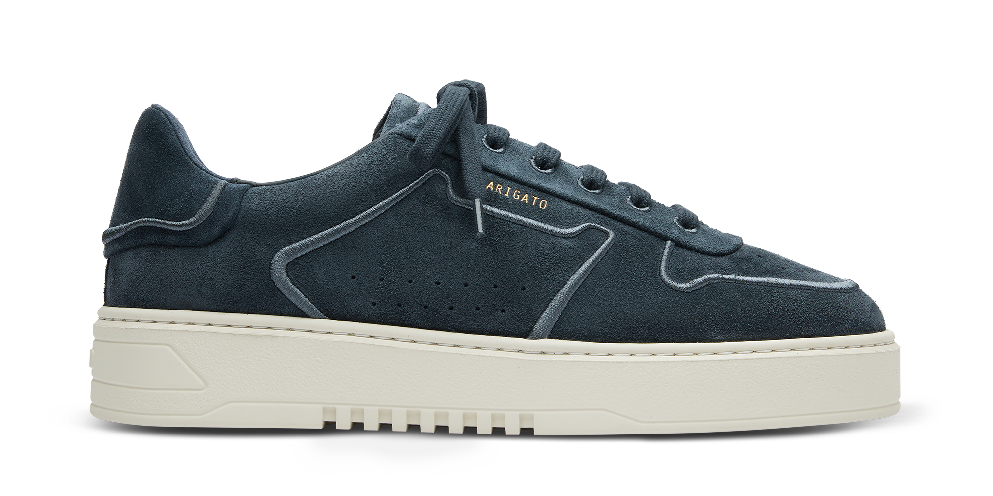 Orbit Embroidery Sneaker - Dark Blue/Off White