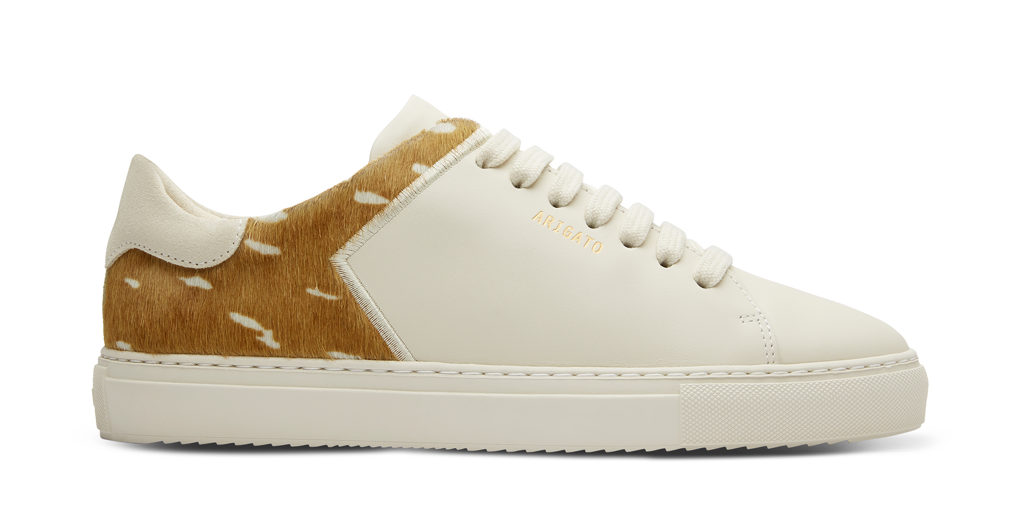 Clean 90 Split Sneaker - Off White/Brown