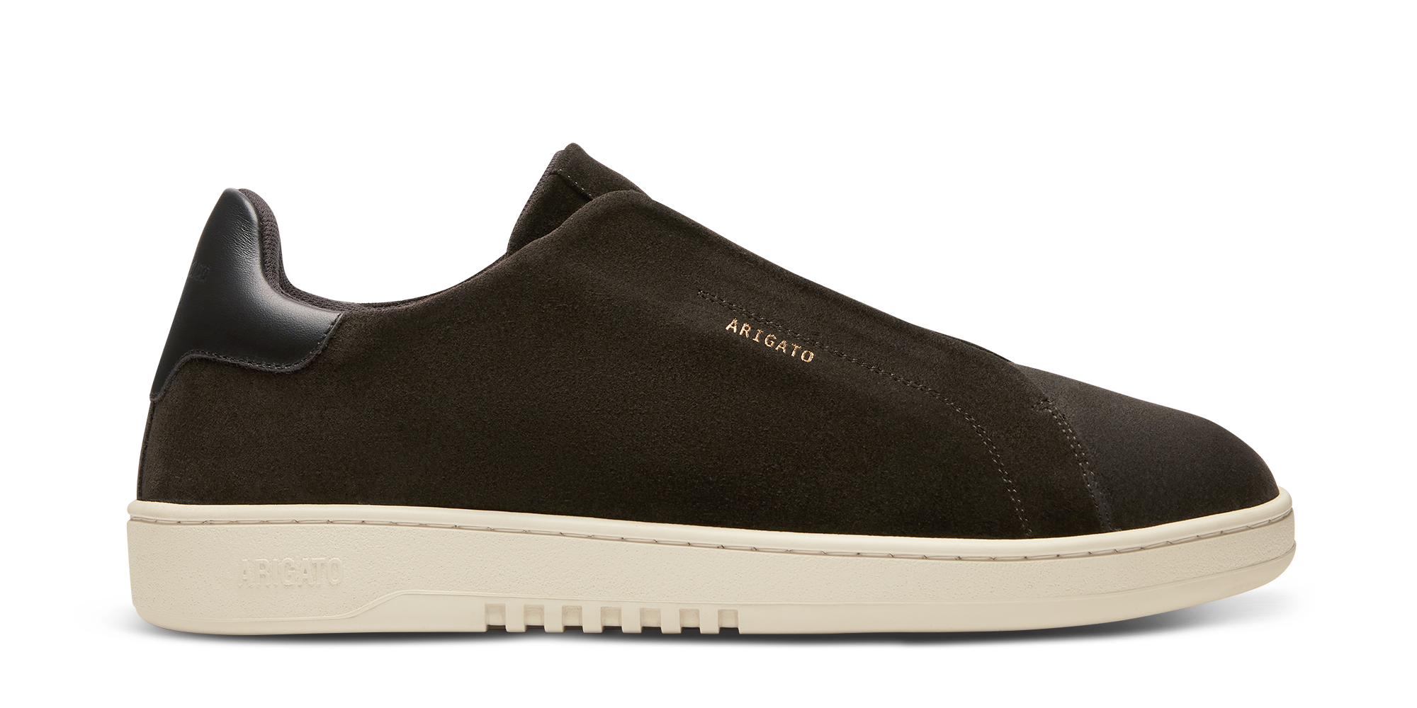 Dice Laceless Sneaker - Dark Brown/Off White