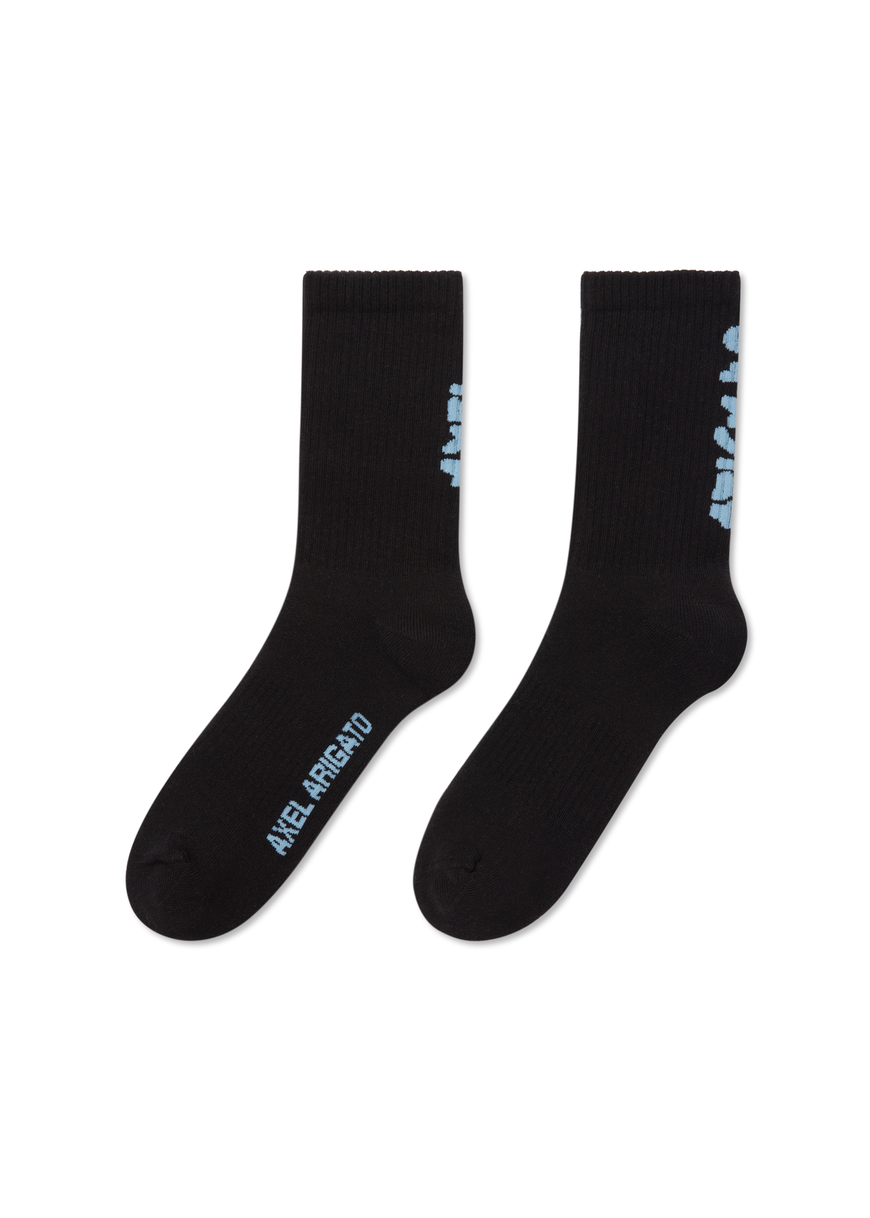Floral Jacquard Socks - Black