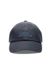 Floral Washed Cap - Dark Grey