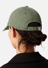 Floral Washed Cap - Olive Green
