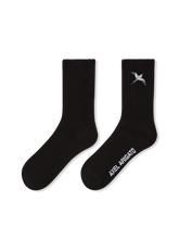 Bee Bird Tube Socks - Black