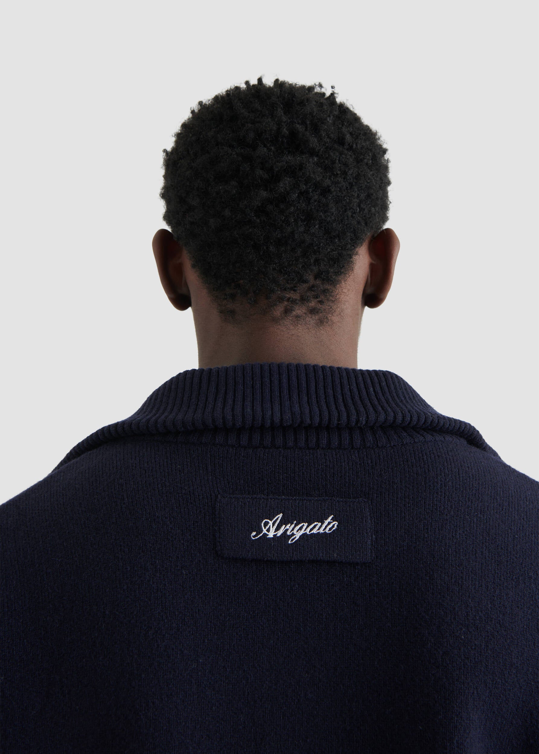 Core Zip-Up Sweater - Navy