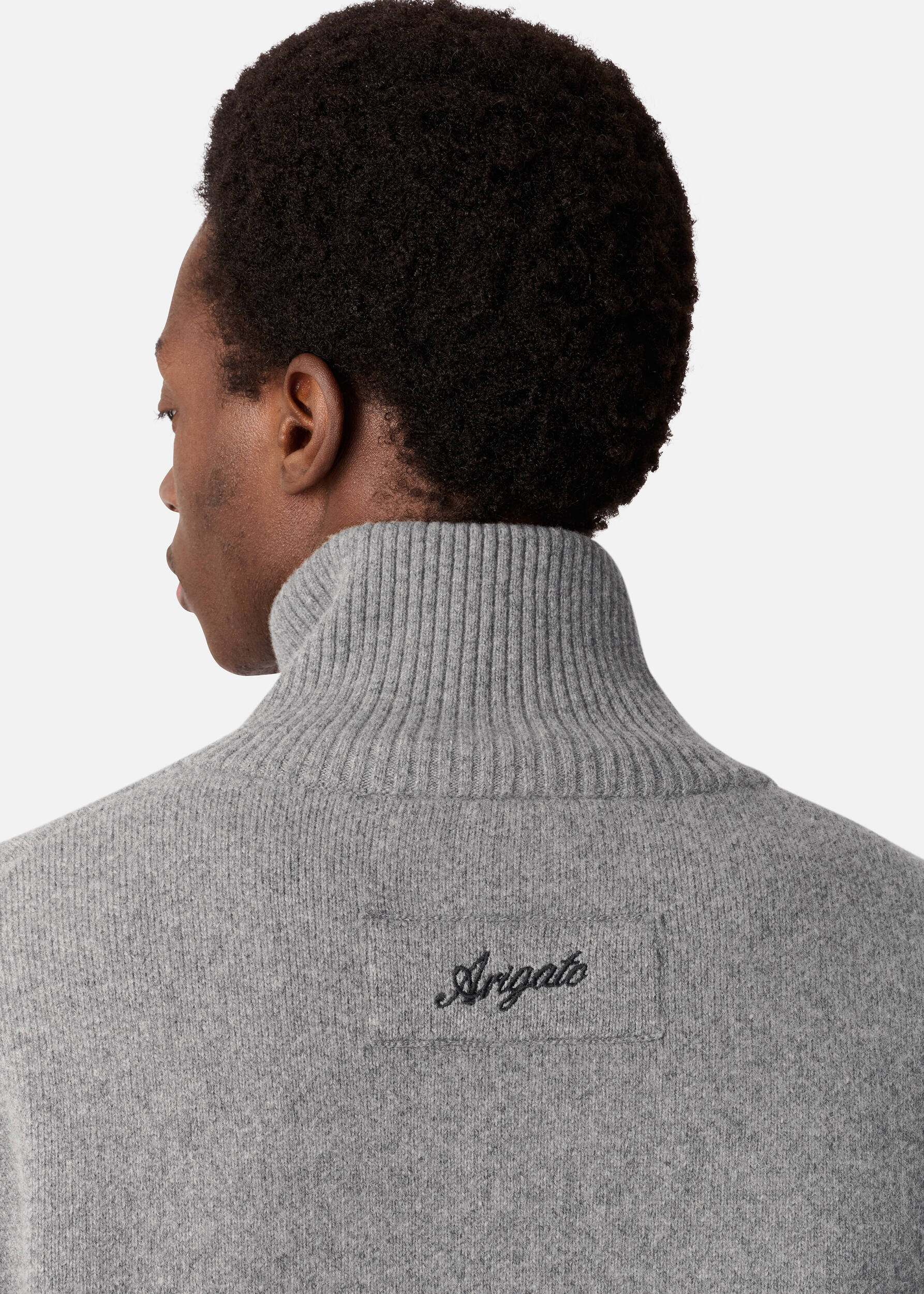 Core Zip-Up Sweater - Grey Melange