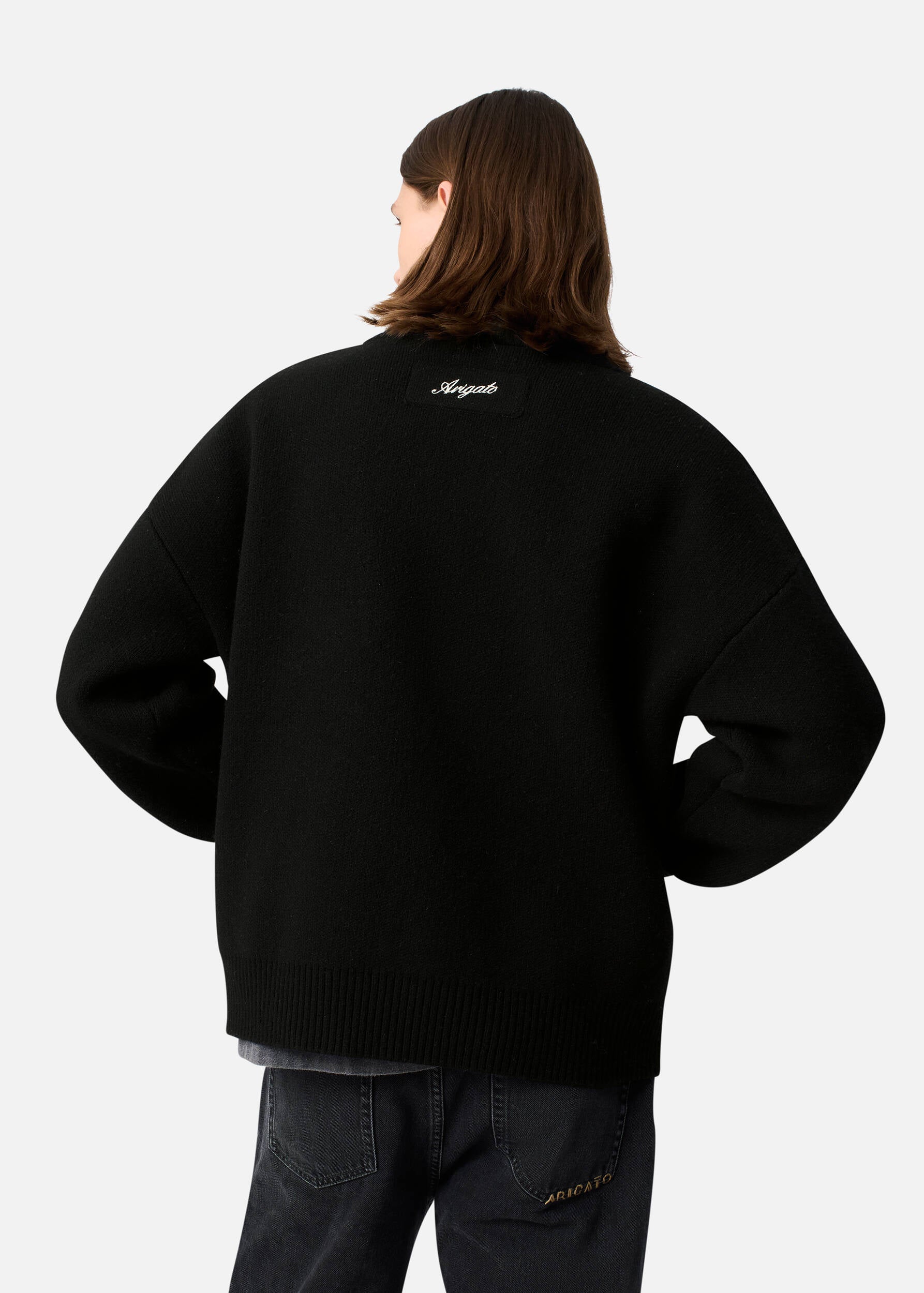Core Zip-Up Sweater - Black
