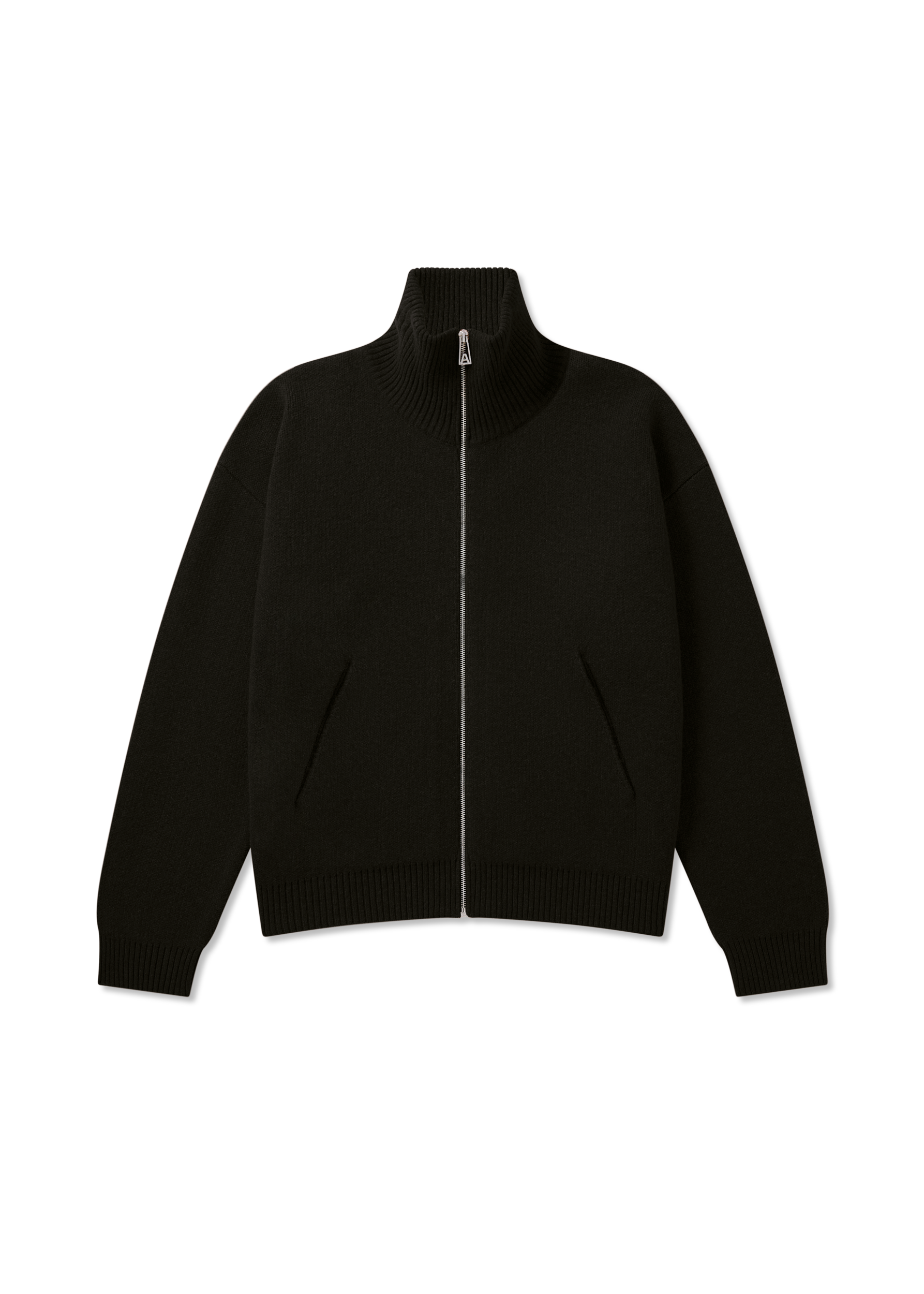 Core Zip-Up Sweater - Black