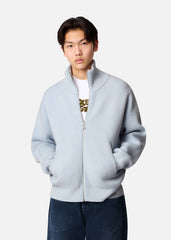 Core Zip-Up Sweater - Light Blue