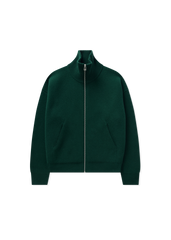 Core Zip-Up Sweater - Dark Green