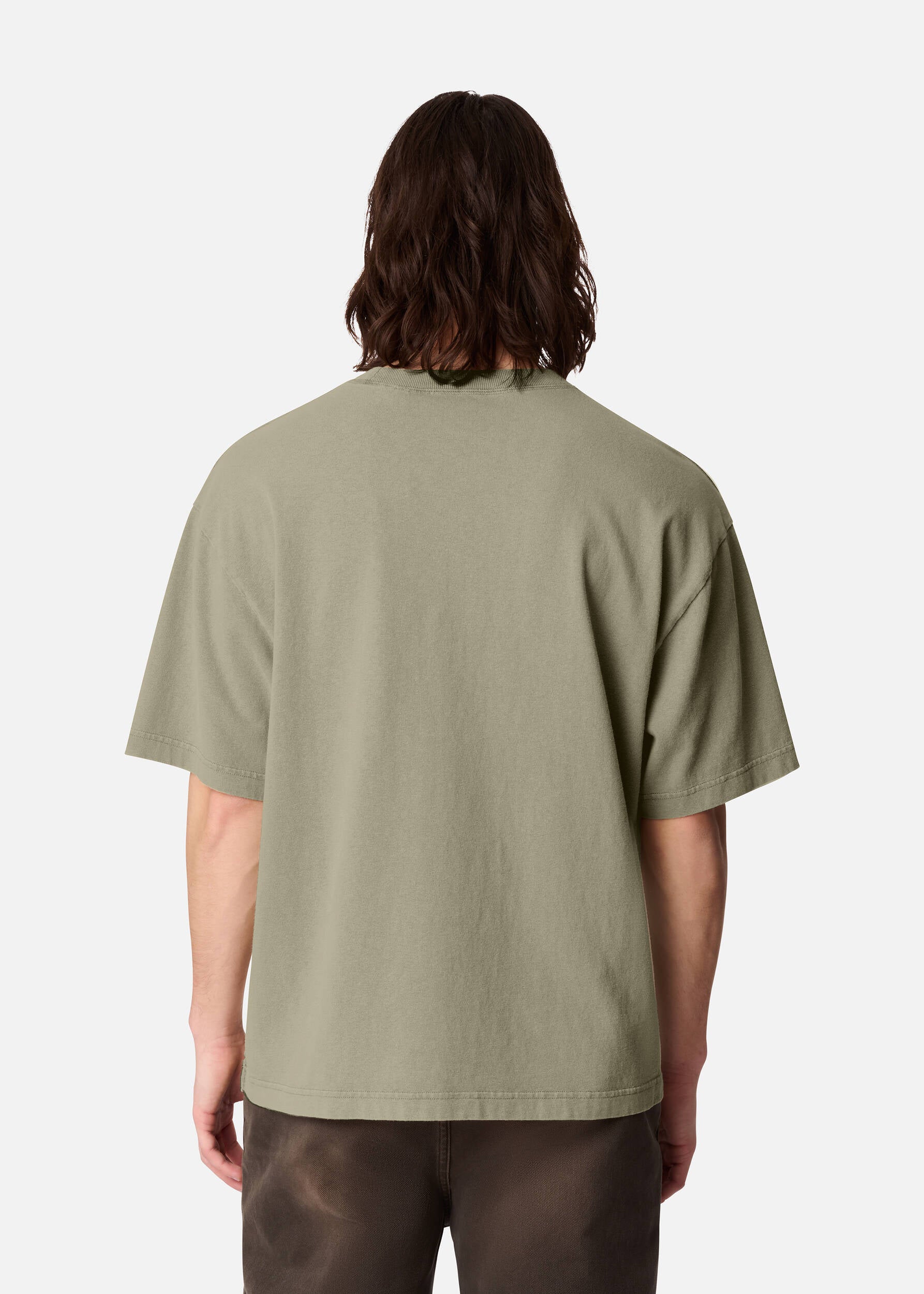 Honor Washed T-Shirt - Olive Green