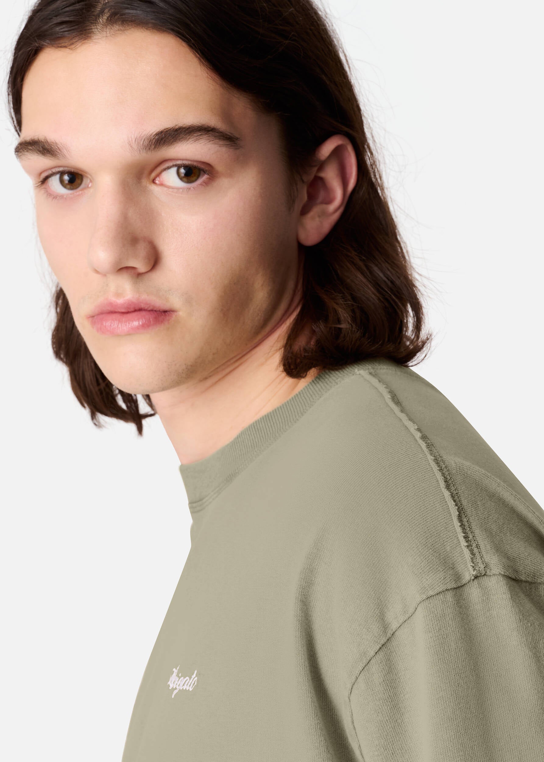 Honor Washed T-Shirt - Olive Green